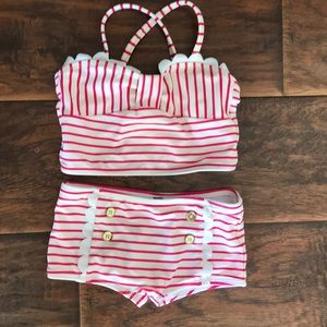 Janie & Jack girls 2 piece bathing suit